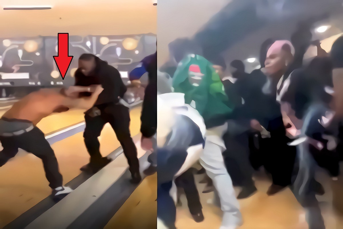 DaBaby Fights DaniLeigh Brother and Pulls Him by His Hair During Bowling Alley Brawl