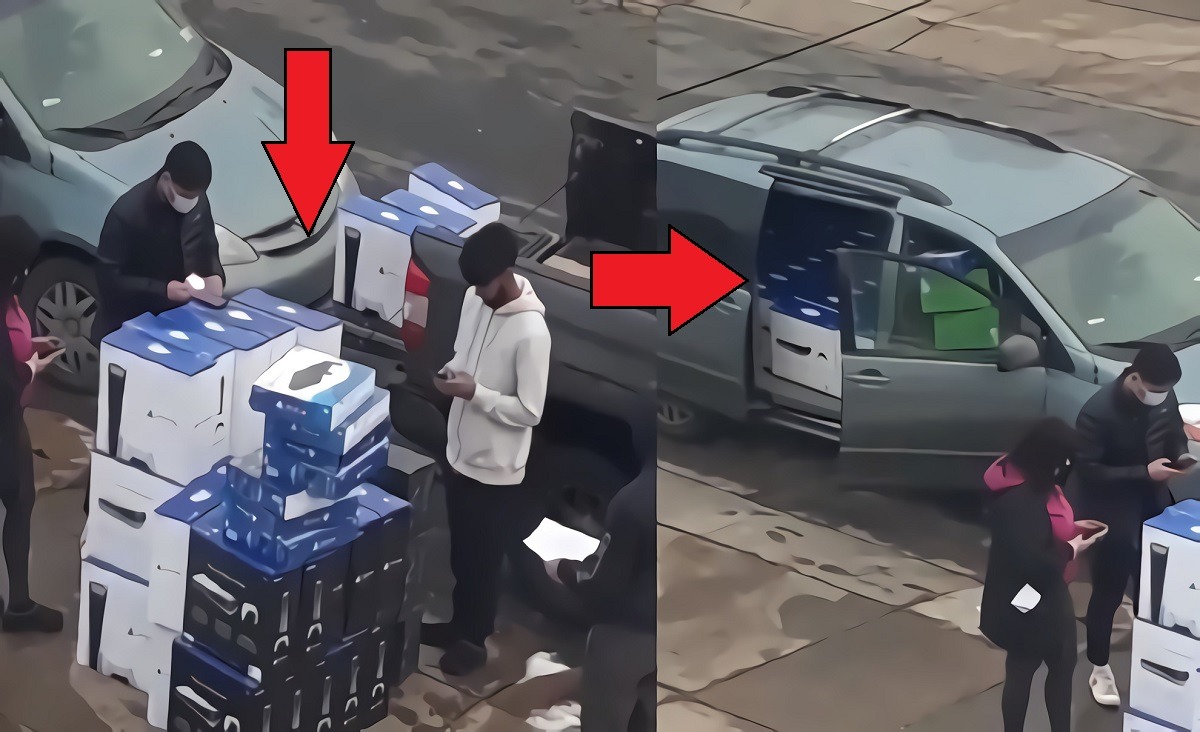 Video of Scalper Men Selling PS5 Consoles on Side of Street Goes Viral as People Worry About Their Safety