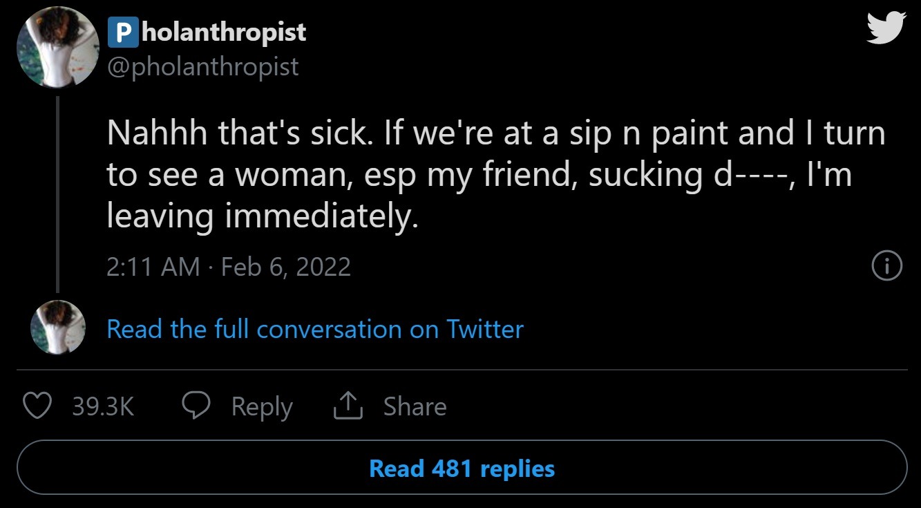 Women React to Leaked Sip and Paint Video $ex Tape on Twitter