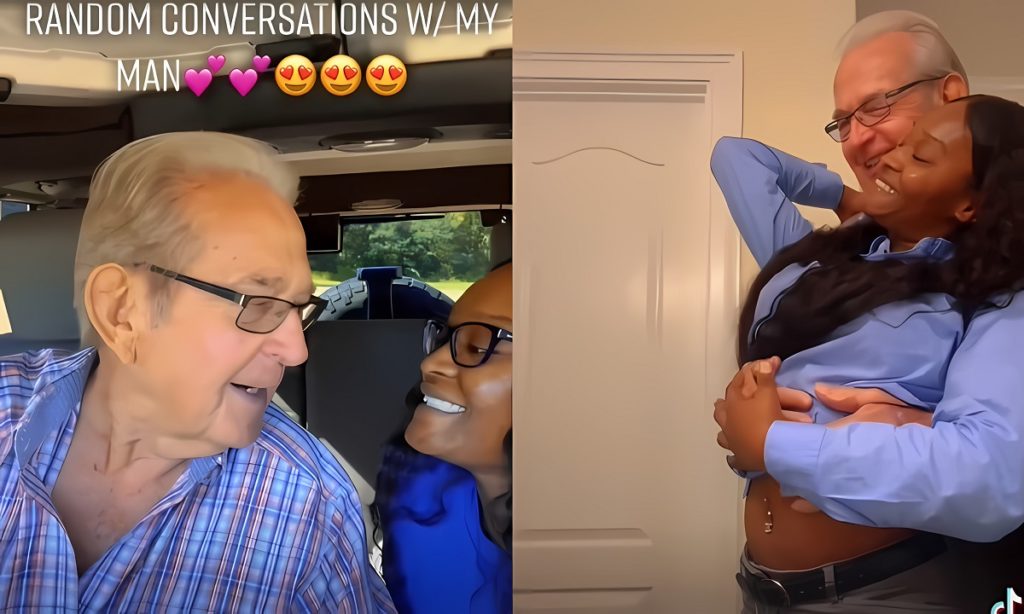 24 Year Old Black Woman Miracle Pogue Who Married an 85 Year Old White Man Named Charles Goes Viral