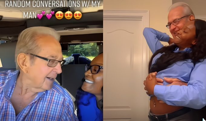 24 Year Old Black Woman Miracle Pogue Who Married an 85 Year Old White Man Named Charles Goes Viral