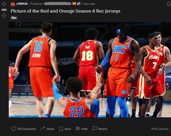 Did a Reddit User's Color-blind Lawsuit Threat Make 2K Sports Change Season 4 Rec Jersey Colors in NBA 2K23?