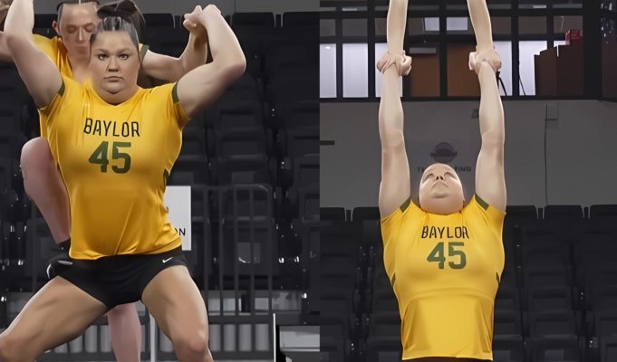 Incredible Physique of #45 Bayley Humphrey from Baylor Acrobatics and Tumbling Team Goes Viral