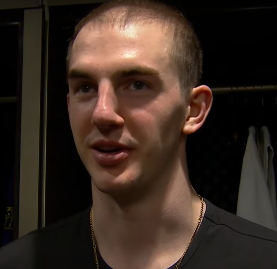 Picture showing how Alex Caruso looks older than his age