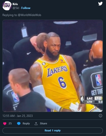 Depressed Lebron James Crying Memes Trends After Sad Moment on Lakers Bench During Loss to Clippers