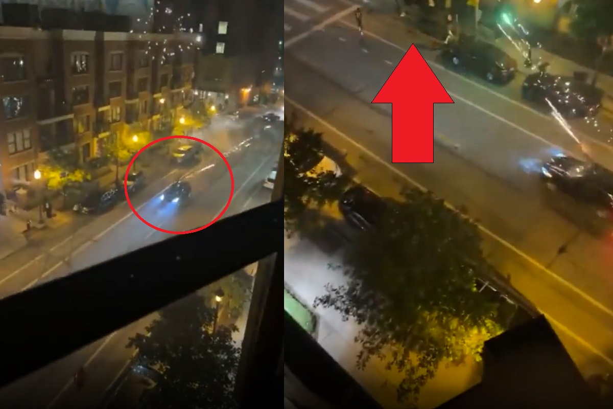 drive-by firework shooting in Minneapolis