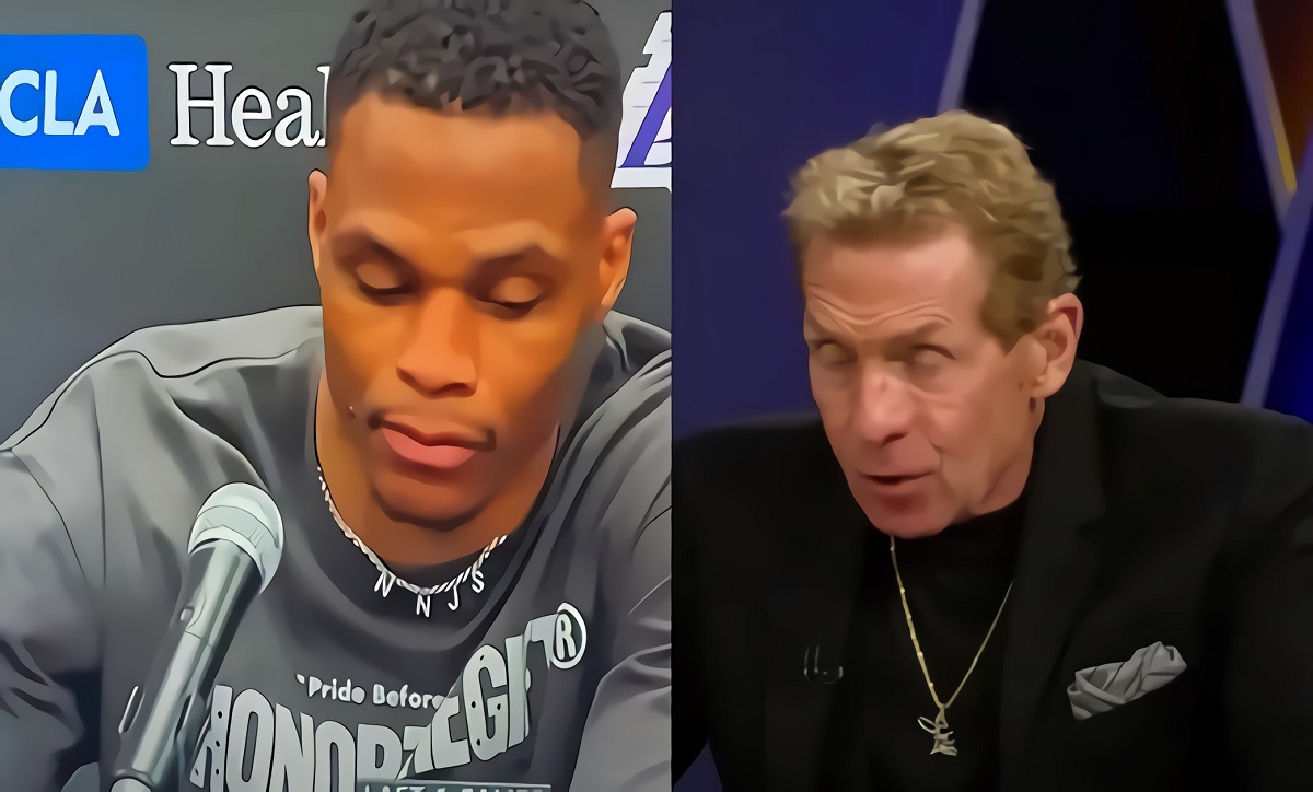Russell Westbrook Threatens Skip Bayless After 'Westbrick' Comment on Lakers Drafting Max Christie