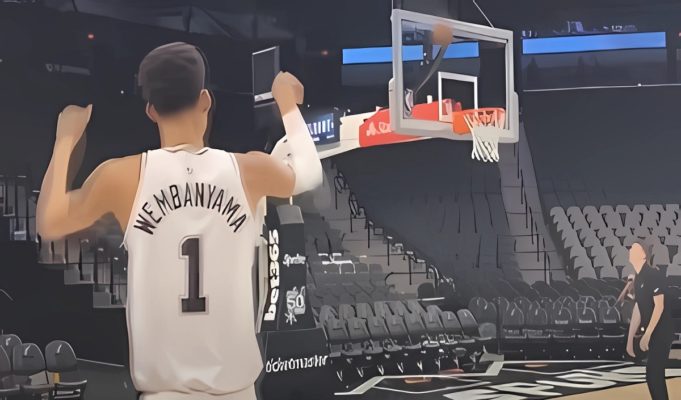 Shocking Video of Victor Wembanyama Missing Every Shot at Spurs Arena Has People Convinced He Will Be a Bust