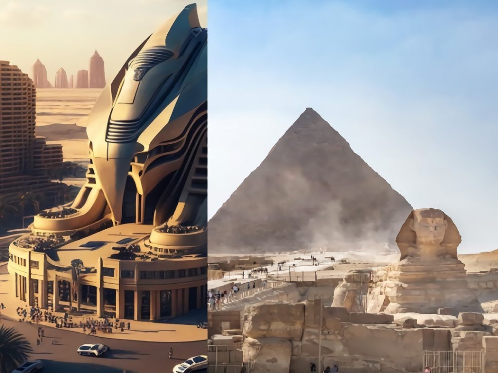 AI Generated Images of What Ancient Egypt Would Look Like Today if Their Empire Never Fell Goes Viral