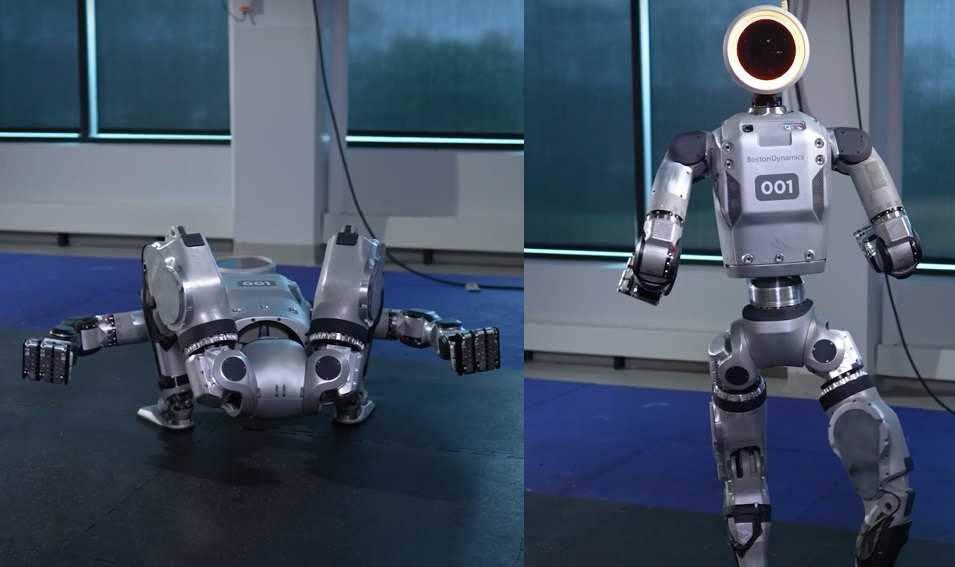 The Way Boston Dynamics' All New Atlas Robot Gets Up from playing dead is All Kinds of Creepy