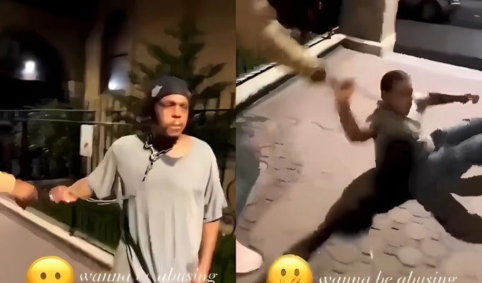 Video Shows Man Being Dragged with Dog Chain Around His Neck After People Found Out He Was Abusing Dogs