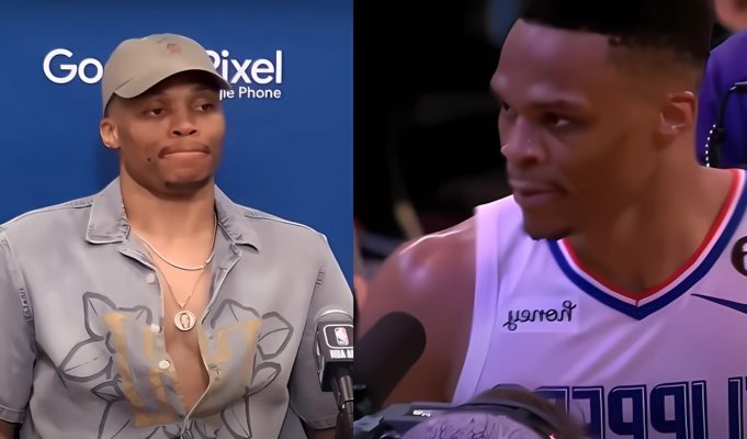 Announcer Saying 'Westbrick' on Live TV Right Before Russell Westbrook Smoked a Layup in Game 5 Goes Viral