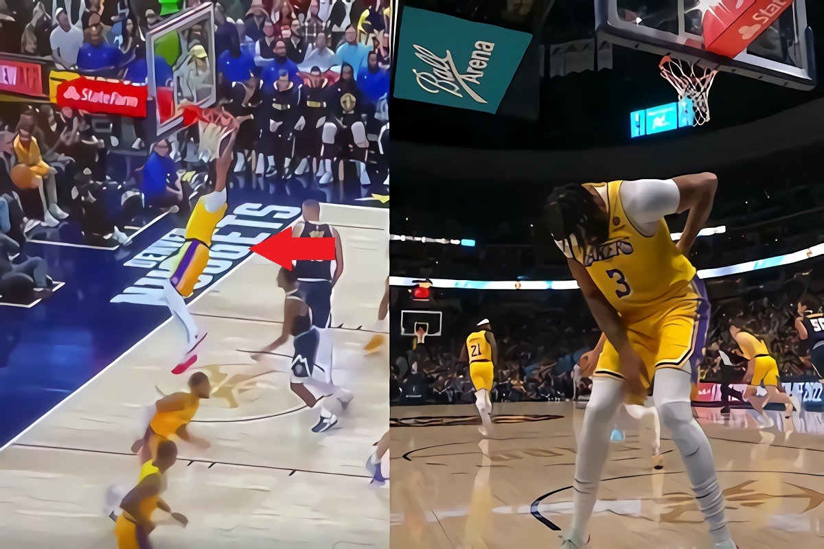 Anthony Davis Injuring His Back Hanging on the Rim Like NBA 2K23 in Real Life Sparks 'Trade AD' Social Media Roast