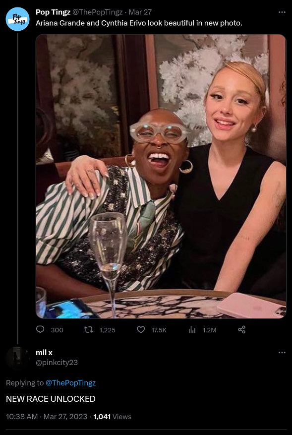 Ariana Grande sick pale skin tone conspiracy.