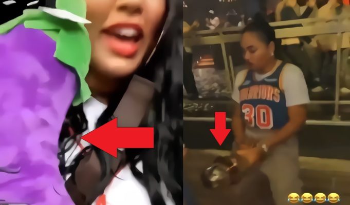 Ayesha Curry Finals MVP Trophy Dildo? Ayesha Curry Dancing with Steph Curry's Finals MVP like a Dildo Strap On Goes Viral