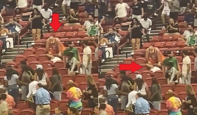 Carmelo Anthony Fan Fighting Lakers Fan in Crowd at 2022 NBA Summer League Goes Viral