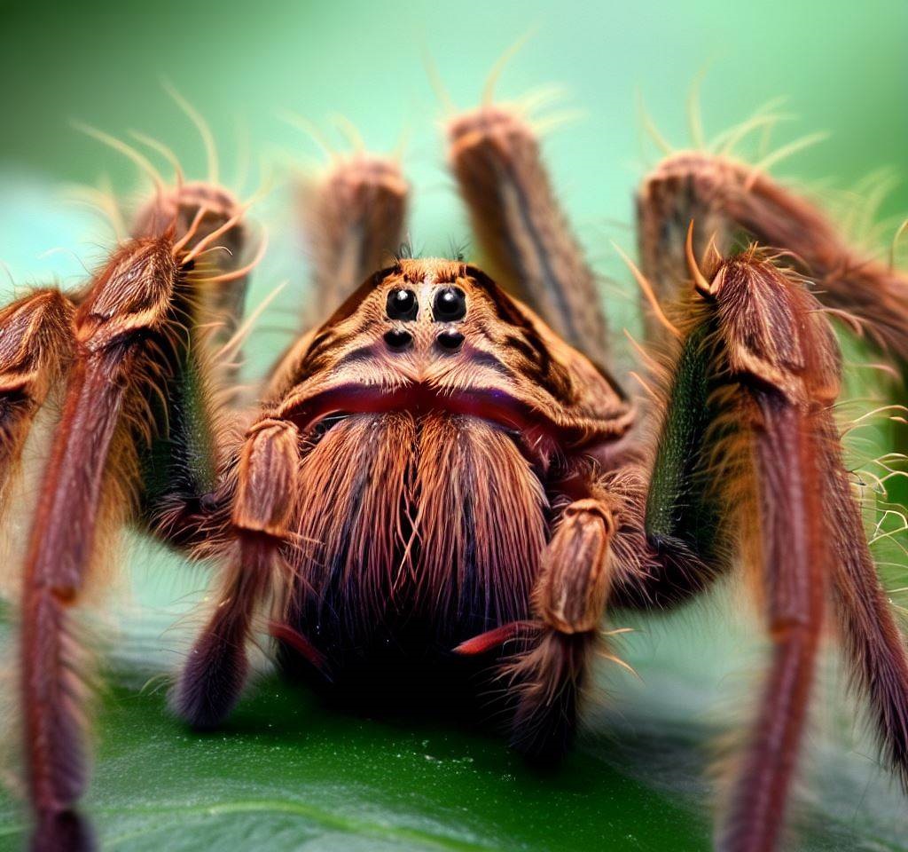 Close Up Image of a Brazilian Wandering Spider That Causes Permanent Erections in Men that was found in Store