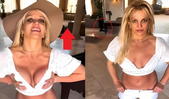 Is there a Coded Message in Video of Britney Spears Pushing Her Chest Together and Pulling Down Her Shorts?
