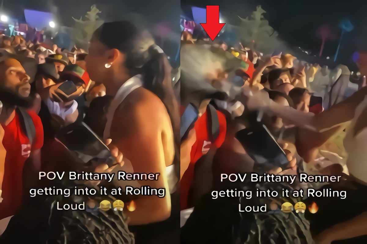 Video: Brittany Renner Water Fight with Man at Rolling Loud Miami 2022 Goes Viral