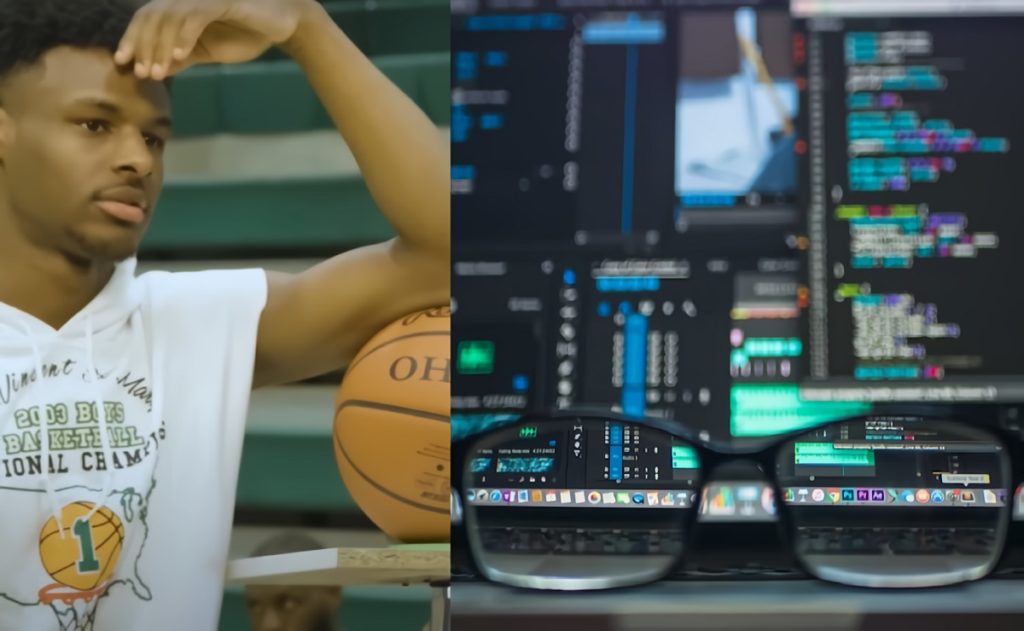 Bronny James hacked Lebron James twitter account to send out tweet dissing NBA players allegation joke