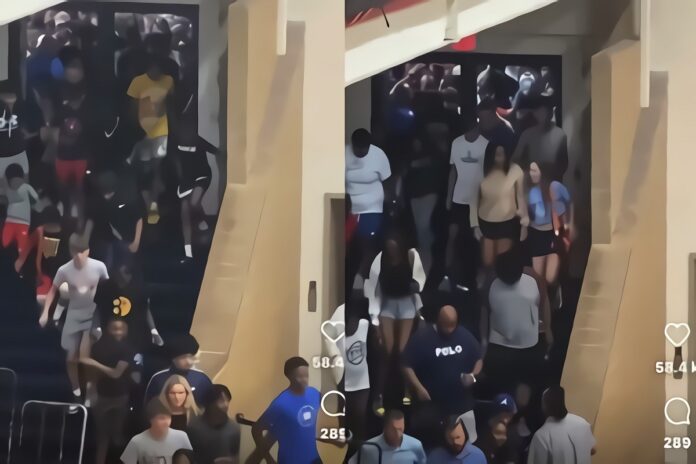 bronny-james-crowd-stampede
