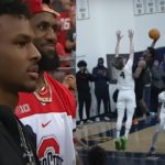 People are Shocked Bronny James is a Projected Top 10 Draft Pick in 2024 NBA Draft Days After His Playoff Performance Against Notre Dame
