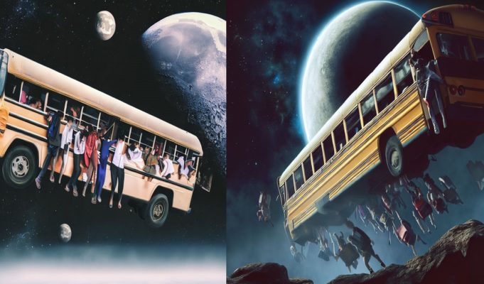 Viral Video Shows How a Car Wreck Involving a Bus Full of Students Would Look on Each Planet