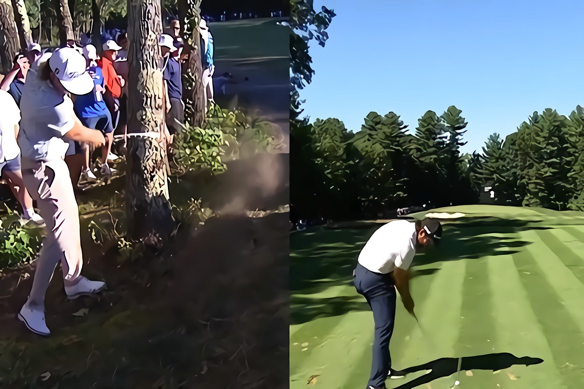 Cam Smith Breaking His Golf Club on Tree During LIV Golf Boston and First Hole in One in LIV Golf History Go Viral