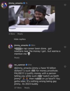 Why is Cam'ron Beefing with Adult Film Star Jimmy Smacks?