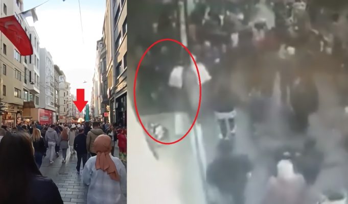 CCTV Video of Bomb Explosion at Taksim Square in Istanbul Turkey and Photos of Empty Baby Strollers Go Viral