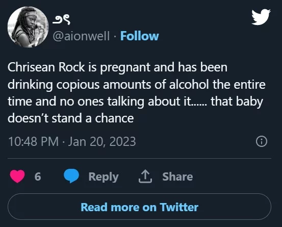 Is Chrisean Rock Drinking Alcohol While Pregnant? Hennessy Pregnant Chrisean Goes Viral after Blueface Tweet