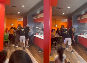 Massive Cici's Pizza Fight Over Last Slice Pizza on Buffet Leading to