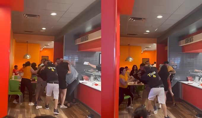 Massive Cici's Pizza Fight Over Last Slice Pizza on Buffet Leading to Arrests Goes Viral