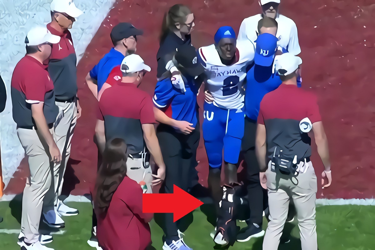 Kansas Jayhawks' Medical Staff Making Cobee Bryant Walk on Broken Leg as He Screams in Pain Sparks Controversy