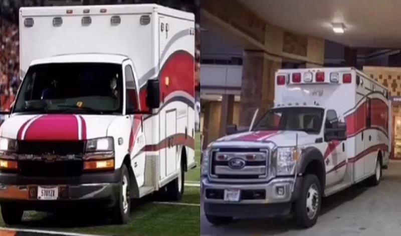 Damar Hamlin staged cardiac arrest fake ambulance conspiracy theory evidence