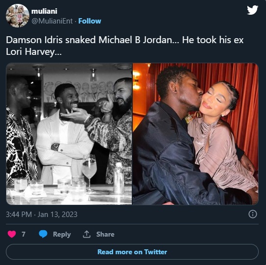 Did Damson Idris Betray Michael B. Jordan by Dating his Ex-Girlfriend Lori Harvey?