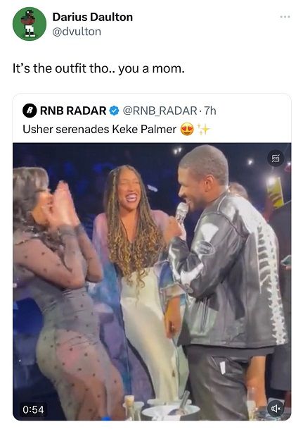 Did Keke Palmer Just Respond to Her Boyfriend Darius Daulton Shaming Her Butt Showing Outfit at Usher's Concert?