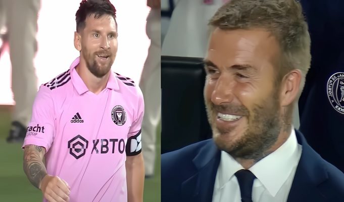 David Beckham's Crying Reaction to Lionel Messi's Game Winning Golazo Kick in MLS Debut Goes viral