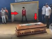 Dead 16 Year Old Mexican Teenager Scores Goal From Inside His Coffin While Playing Soccer in Viral Video