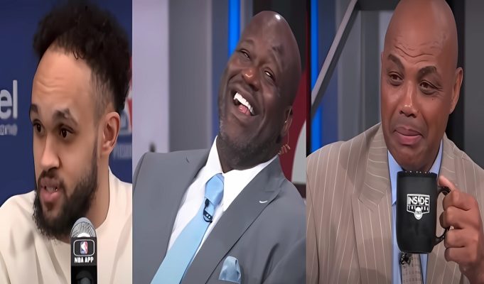 'Is that Derrick White or Stephen A. Smith? Hairline Roast Session on Inside the NBA Goes Viral