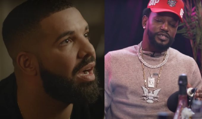 Drake Wears Camron's Pink Mink During Apollo Performance in NYC with Dipset