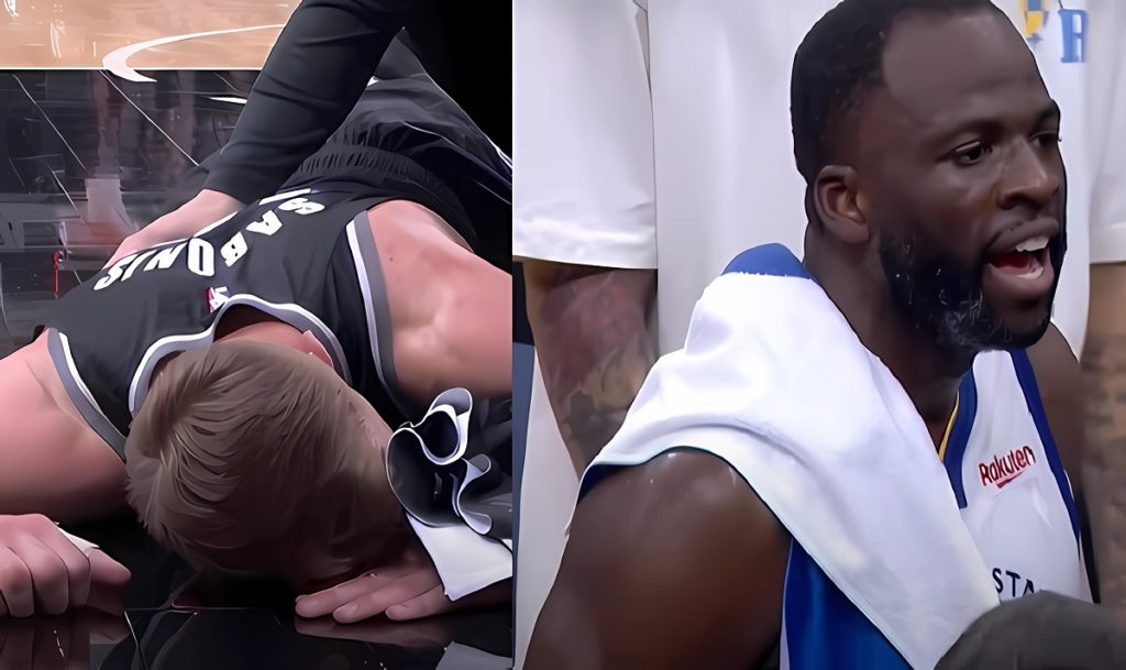 Draymond Green Stomps on Domantas Sabonis Then Almost Fights a Fan Who Flipped Him Off in Chaotic Ejection Sequence