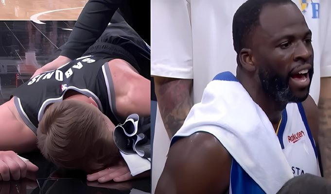 Draymond Green Stomps on Domantas Sabonis Then Almost Fights a Fan Who Flipped Him Off in Chaotic Ejection Sequence