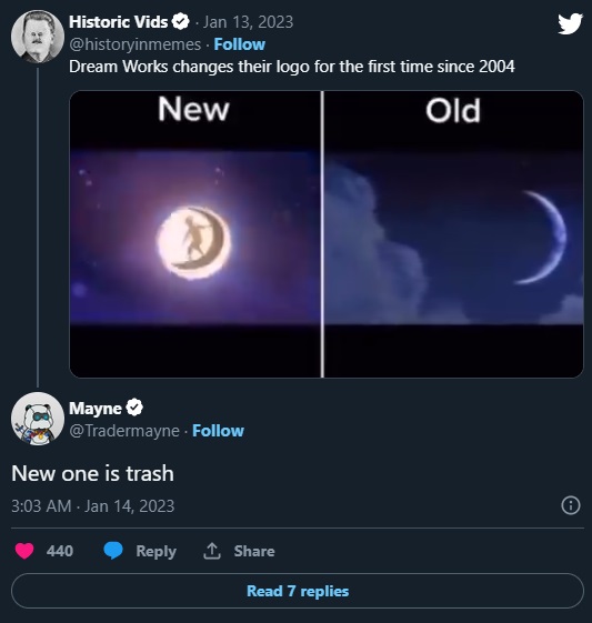 Emotional Reactions to DreamWorks Changing Logo For the First Time Since 2004