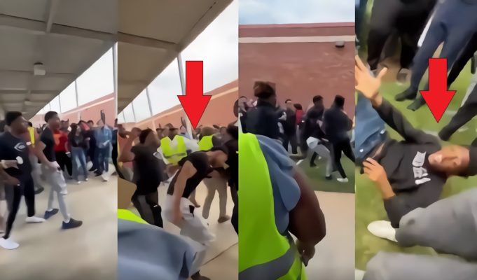 Video: Lack of Security During Brawl Fight at Eagles Landing High School in Henry County in Atlanta Area Goes Viral