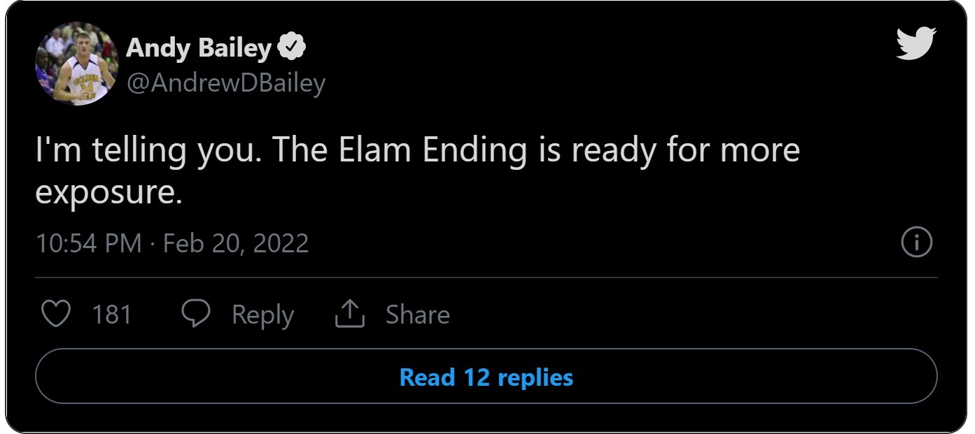 Social Media Serenades the Elam Ending of 2022 NBA All Star Game After Lebron James Game Winner. What is an Elam Ending?