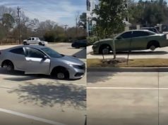 Viral Video Shows Aftermath of Car Wheel Thieves Hitting an Entire Houston Apart...