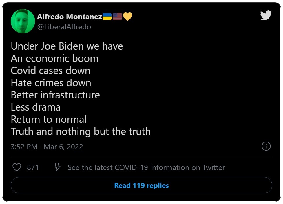 'Under Joe Biden' Goes Viral As Liberals and Conservatives React to Things Happening Under Joe Biden's Presidency. The 'Under Joe Biden' phrase explained.
