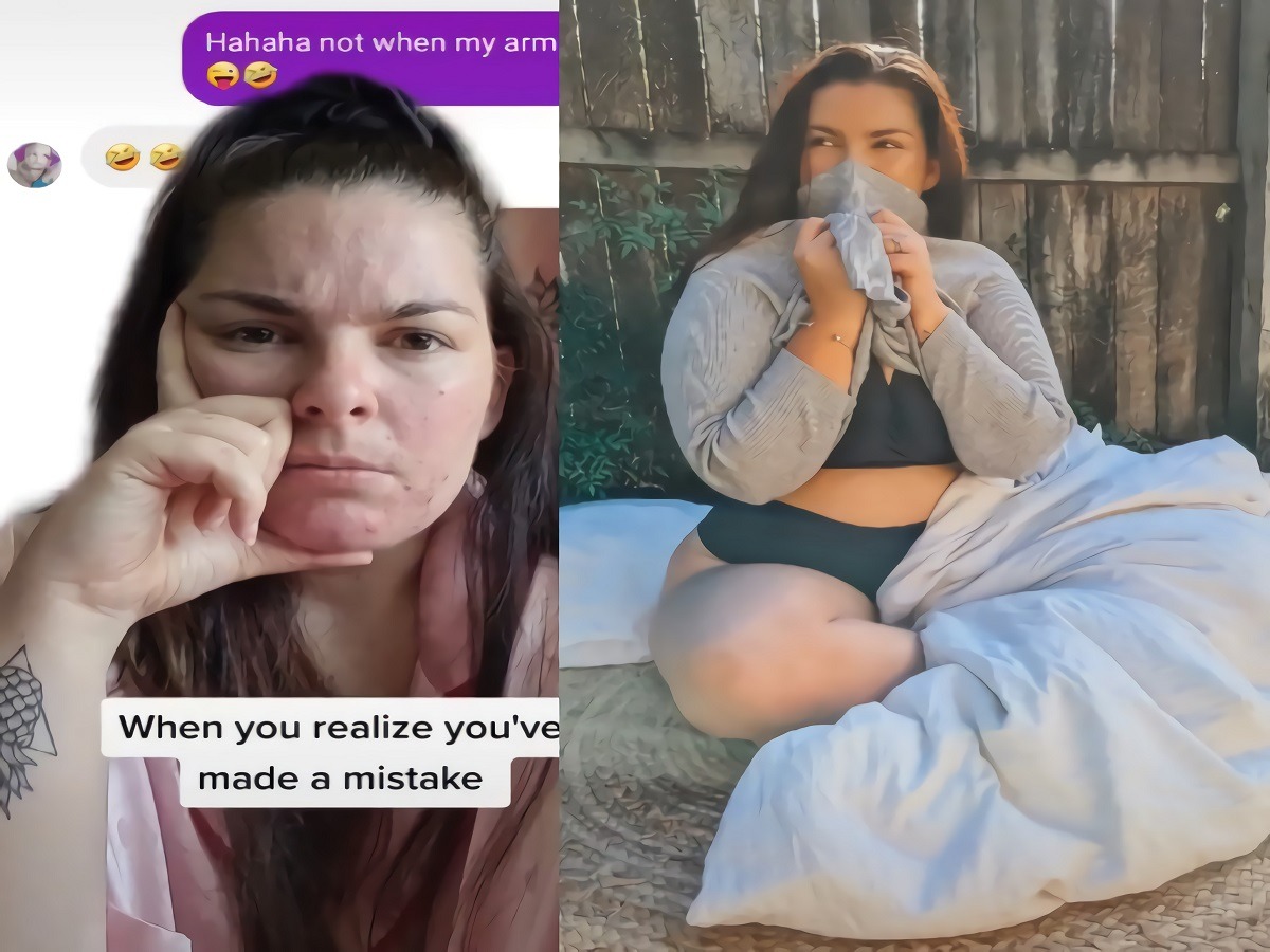TikToker Brittany Lewin aka B_Brittanylewin Discovers Hidden $ex Code in Pineapple Tattoo. What Does B_Brittanylewin aka Brittany Lewin's Upside Down Pineapple Tattoo Mean?