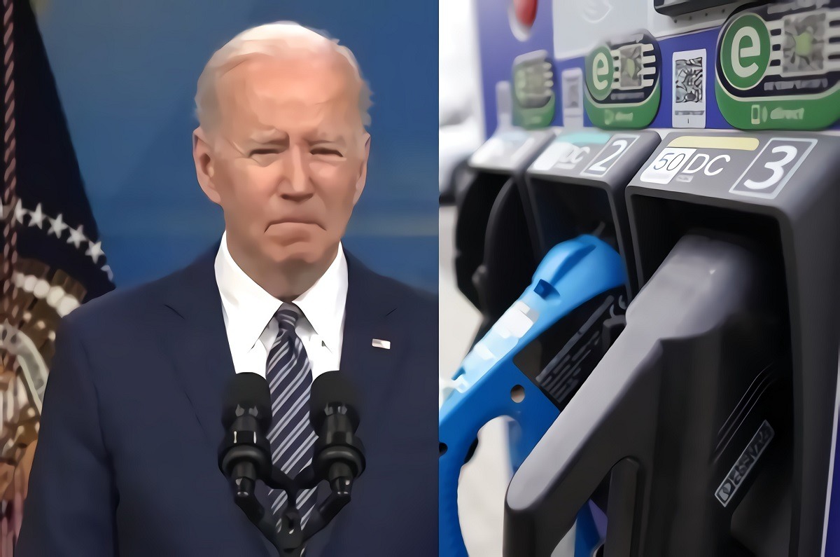 Joe Biden saying 'Save $80' by Buying Electric Car.
